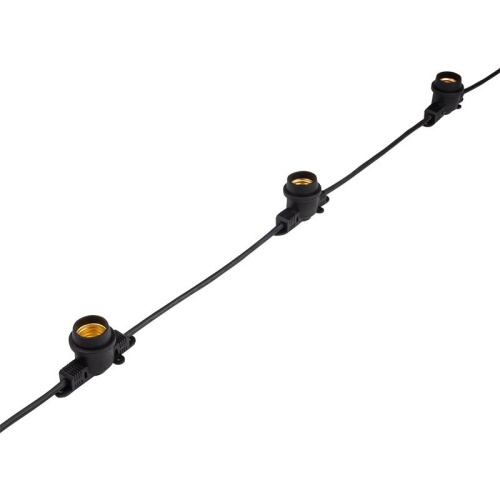 Гирлянда E27 без ламп PBL-S40/ L24+1.5 Black E27 (универс.крепл) IP65 Jazzway | код 5058255 | JazzWay фото 2