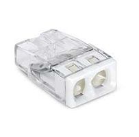 Клемма 2х(0.5-2.5мм) 2-х проводн. для распред. короб. (с контактн. пастой "Alu-Plus") | Код. 2273-242 | Wago