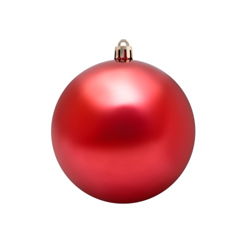 Елочная фигура Шар 10 см, цвет красный глянцевый | код 502-072 | NEON-NIGHT