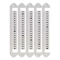 Маркировка для клемм, ширина 5 мм, от 61 до 70, горизонтальная ориентация | код NUTB-5-61-70H | DKC