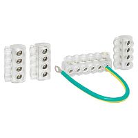 Комплект клеммников SV50 3x KE10,504 + 1x KE10,506 (Al 10-50 / Cu 2,5-35) для сетей уличного освещения PROxima | код sv-50 | EKF