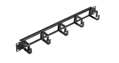 Органайзер 19'', 1U, кольца 40мм, металлический, сотверстиями, черный, 2шт | код NMC-OK400H-1U-BK-2 | NIKOMAX Органайзер 19'', 1U, кольца 40мм, металлический, сотверстиями, черный, 2шт | код NMC-OK400H-1U-BK-2 | NIKOMAX