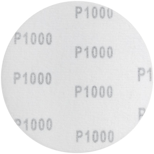 Круги шлифовальные сплошные (липучка), алюминий-оксидные, 125 мм, 5 шт Р 1000 | код 39674 | FIT