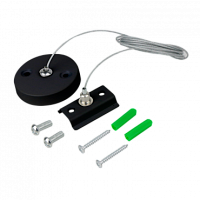 Комплект для подвесного монтажа шинопровода SK2-B-TL 2м черный серии TOP-LINE IN HOME | код 4690612045443 | IN HOME