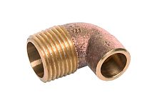 Уголок переходной бронза пайка 22 х 1' НР, модель 4092g (14092221) | код RG008TBBFDS0RK | Sanha