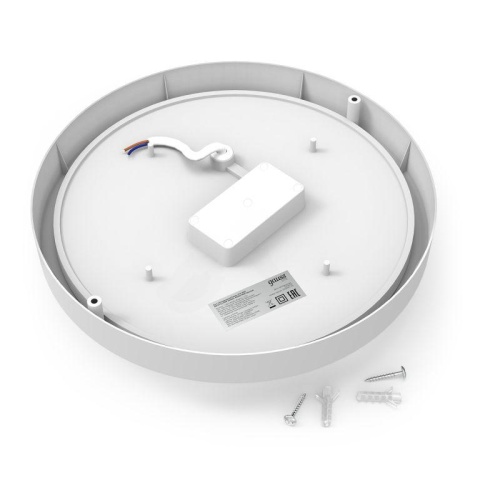 Светильник светодиодный ДБП 30 Вт 4000К 2400 лм 200-240В IP65 D210х52мм круглый Пластик ЖКХ LITE Gauss | код 126418230 | GAUSS