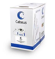 Cabeus UTP-4P-Cat.5e-PATCH-GY Кабель витая пара UTP (U/UTP), категория 5e, 4 пары, (24 AWG), многожильный (patсh), PVC нг(А)-LS, серый (305 м) | код 7201c | Cabeus
