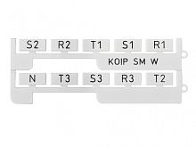 508 057, Маркировка без надписей, для AVK 50/ 95/ 150/ 240, 17х8 мм, (белая), KOIP TT W, (упак. 240 шт.) | код 0.0.0.5.08057 | KLEMSAN