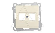 21 - Адаптер для разъемов Keystone, двойной, сл.кость | код 2100-137-0102 | Mutlusan