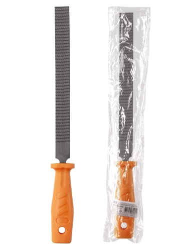 Рашпиль плоский длина 200 мм, пластиковая рукоятка Рубин TDM | код SQ1026-0232 | TDM