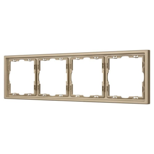 Рамка пластиковая FRM-NOBE-SFPL-4-GD Arlight 054225