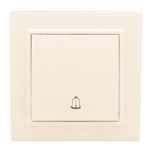 Минск Кнопка звонка СП, 10А, бежевый | код ERV10-027-20 | EKF