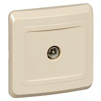 Розетка TV ЭТЮД, одиночная, кремовый | код. TVC-002K | Schneider Electric