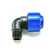 Отвод ПНД компрессионный НР 32 х 3/4' | код 50013234 | Политэк