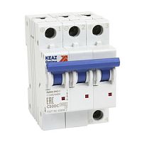 Выключатель автоматический модульный OptiDin BM63-3B10-DC-УХЛ3 (Новый) | код 337984 | КЭАЗ