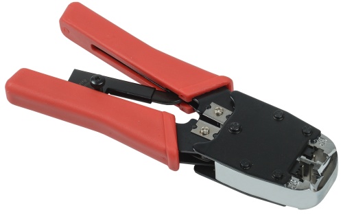 ITK Инструмент обжимной для RJ-45/12 с храповым механизмом вертикальный обжим | код TM1-B11V | IEK ITK Инструмент обжимной для RJ-45/12 с храповым механизмом вертикальный обжим | код TM1-B11V | IEK