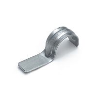 Скоба металлическая однолапковая СМО d19-20 мм для монтажного пистолета (без отверстий) (100шт/1200шт уп/кор) Строитель | код PR13.02553 | ПРОМРУКАВ