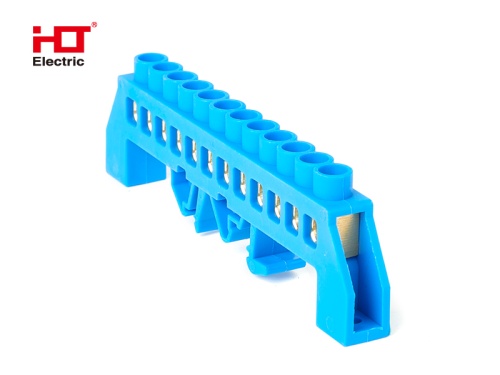 Шина N ноль в комб DIN-изол Стойка ШНИ-8х12-12-КС-синий HLT | код 081-04-04 | HLT Шина N ноль в комб DIN-изол Стойка ШНИ-8х12-12-КС-синий HLT | код 081-04-04 | HLT