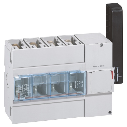 Выключатель-разъединитель DPX-IS 250 - с дистанционным отключением - 100 A - 4П - рукоятка справа | код 026645 | Legrand