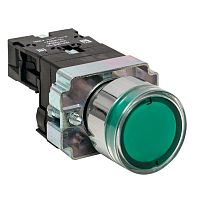 Кнопка BA31 с подстветкой 24В зеленая NO PROxima | код xb2-bw31-24 | EKF