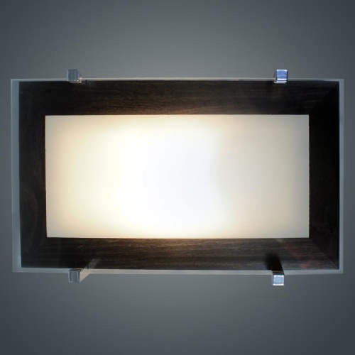 Светильник Полесье 280х160 НББ 06-40 М40 белый корпус венге держатель хром ИУ | код 1005205883 | Элетех фото 6