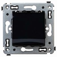 Вывод кабеля из стены Avanti, Черный квадрат | код 4402983 | DKC