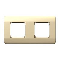 (NEW3-E) Рамка 2-ая, универсальная, шампань | код 431434 | CHINT