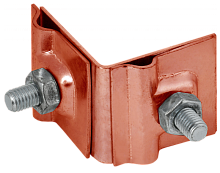 Дер. пр. кр. 6-10мм фальца угл. h=40мм медь IEK | код ZDP80-50-2-16-40 | IEK