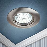 Светильник ST3 SN 50Вт MR16 12В точечный штампован. сатин никель | Код. C0043803 | ЭРА