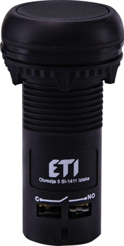 Кнопка монобл. утопл. ECF-11-C (1NO+1NC, черная) | код 004771473 | ETI Кнопка монобл. утопл. ECF-11-C (1NO+1NC, черная) | код 004771473 | ETI