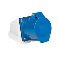 Розетка стационарная наружная 113 2Р+РЕ 16А 220В IP44 | код. ps-113-16-220 | EKF