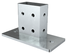 Опора закрытая для двойного STRUT-профиля HDZ IEK | код COP14-ZK-HDZ | IEK