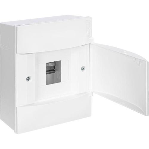 Practibox S Пластиковый щиток Навесной (ЩРн-П) 1X4 Белая дверь | код 134604 | Legrand Practibox S Пластиковый щиток Навесной (ЩРн-П) 1X4 Белая дверь | код 134604 | Legrand