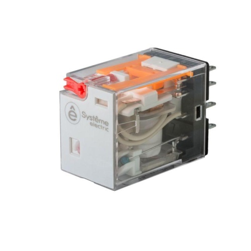 Реле 6A 4CO 24VAC тест кнопка LED | код SXM4AB2B7 | Systeme Electric