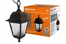 Светильник садово-парковый НСУ 04-60-001 четырехгр., подвес, пластик, расс.пластик, черный TDM | код SQ0330-0766 | TDM