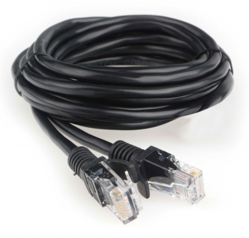 Патч-корд CCA light UTP Гарнизон кат.5e, 3м, литой, многожильный (чёрный) | код PC-UTP-5e-3-BK | Гарнизон