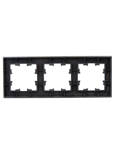 Рамка 3-м BRITE РУ-3-1-БрА металл алюм. | код. BR-M32-M-K47 | IEK фото 4 Рамка 3-м BRITE РУ-3-1-БрА металл алюм. | код. BR-M32-M-K47 | IEK фото 4