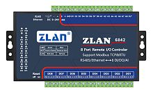 Станция удаленного ввода/вывода ZLAN6842, 8DI, 8RO, 8AI( 4..20MA), Ethernet (Modbus TCP), 24VDC | код ZLAN6842 | ZLAN