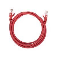 Патч-корд U/UTP, CAT 5e, RJ45-RJ45, 26AWG, LSZH, красный, 2м REXANT | код 02-0103-2 | REXANT