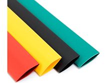 Термоусаживаемая трубка ТТУ 3/1.5 красная 1M (50M/уп.) HLT | код 084-15-28| HLT