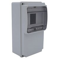 Корпус промышленного щита 130x240x105мм, 6M, пластик | код CP6004 | CETINKAYA PANO