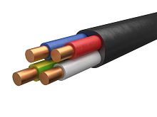 Кабель ВВГнг(А)-LS 4х6ок (N)-0.66кВ ГОСТ 31996-2012 (бухта 100м) | код 00-00006348 | Электрокабель НН