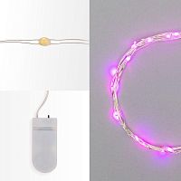 Гирлянда профессиональная светодиодная Роса 2м 20LED розовый | код 303-007 | Neon-Night