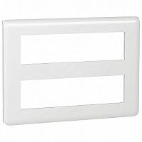 Рамка 8+8 модулей MOSAIC, белый | код. 078837 | Legrand