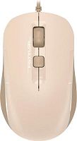 Мышь A4Tech Fstyler FM26S бежевый/коричневый оптическая (1600dpi) silent USB для ноутбука (4but) | код 1971705 | A4TECH