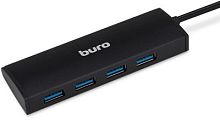 Разветвитель USB 3.0 Buro BU-HUB4-0.5-U3.0 4порт. черный | код 436330 | BURO