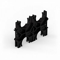 Кластер для двустенных труб d32 мм, двойной, двухсторонний (210 шт/кор) Промрукав | код PR13.02565 | ПРОМРУКАВ