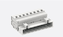 450903/100 Вилка каб. MCS горизонт., с пластиной разгрузки натяжения, шаг 5.0мм, 3 конт., сер., шт | код 450903/100 | SUPU