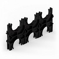 Кластер для двустенных труб d40 мм, тройной, двухсторонний (90 шт/кор) Промрукав | код PR13.02576 | ПРОМРУКАВ