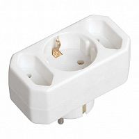 Разветвитель сетевой 3-местный, с заземлением, WTP10-16-21 | код. WTP10-16-21 | IEK